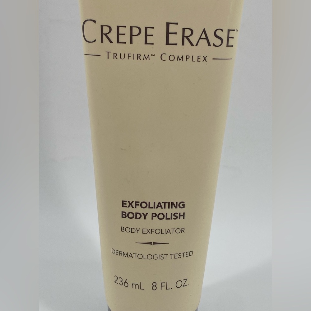 Crepe Erase Exfoliating Body Polish Trufirm Skin Exfoliator 8 oz 236mL Sealed - Picture 3 of 6